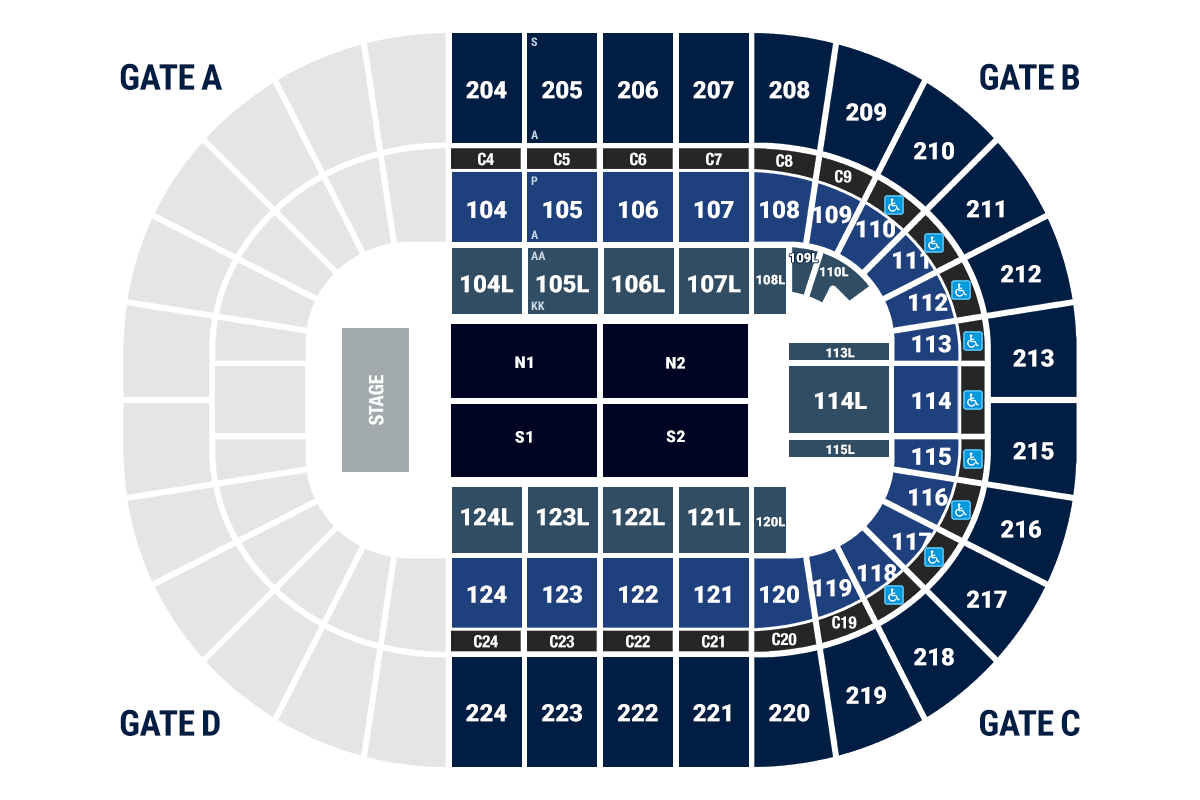 Seating Information Bryce Jordan Center